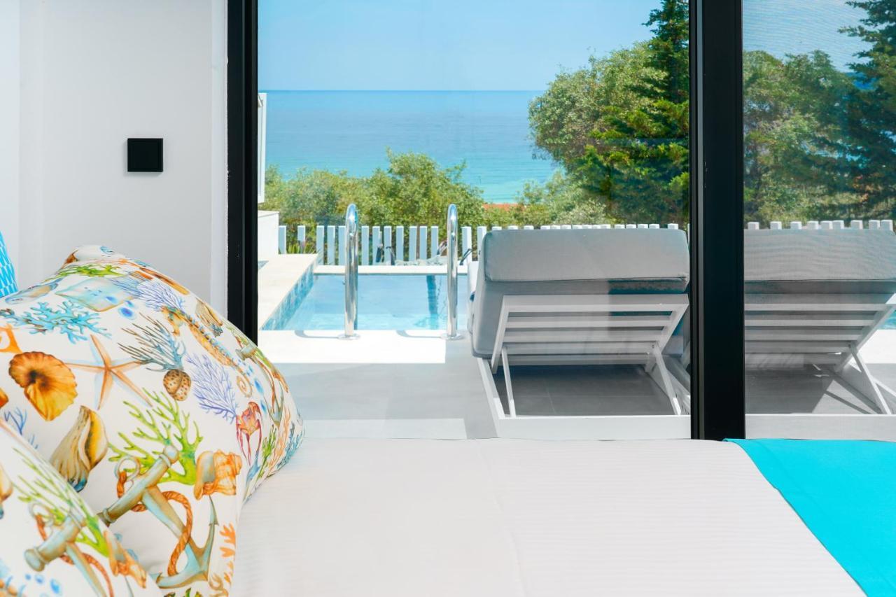 Mythodea Prive Luxury Suites Chrysi Ammoudia Exterior photo