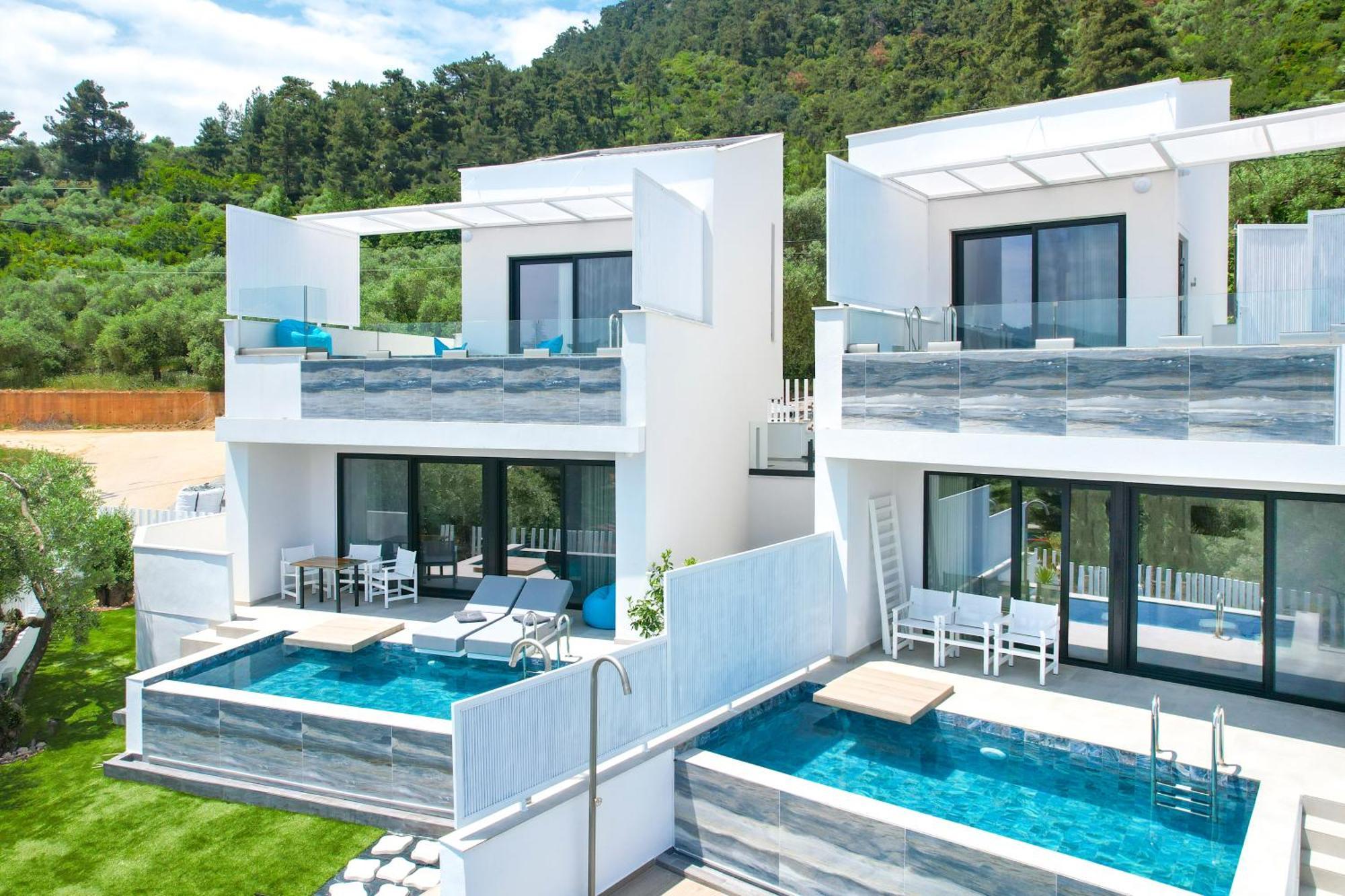 Mythodea Prive Luxury Suites Chrysi Ammoudia Exterior photo